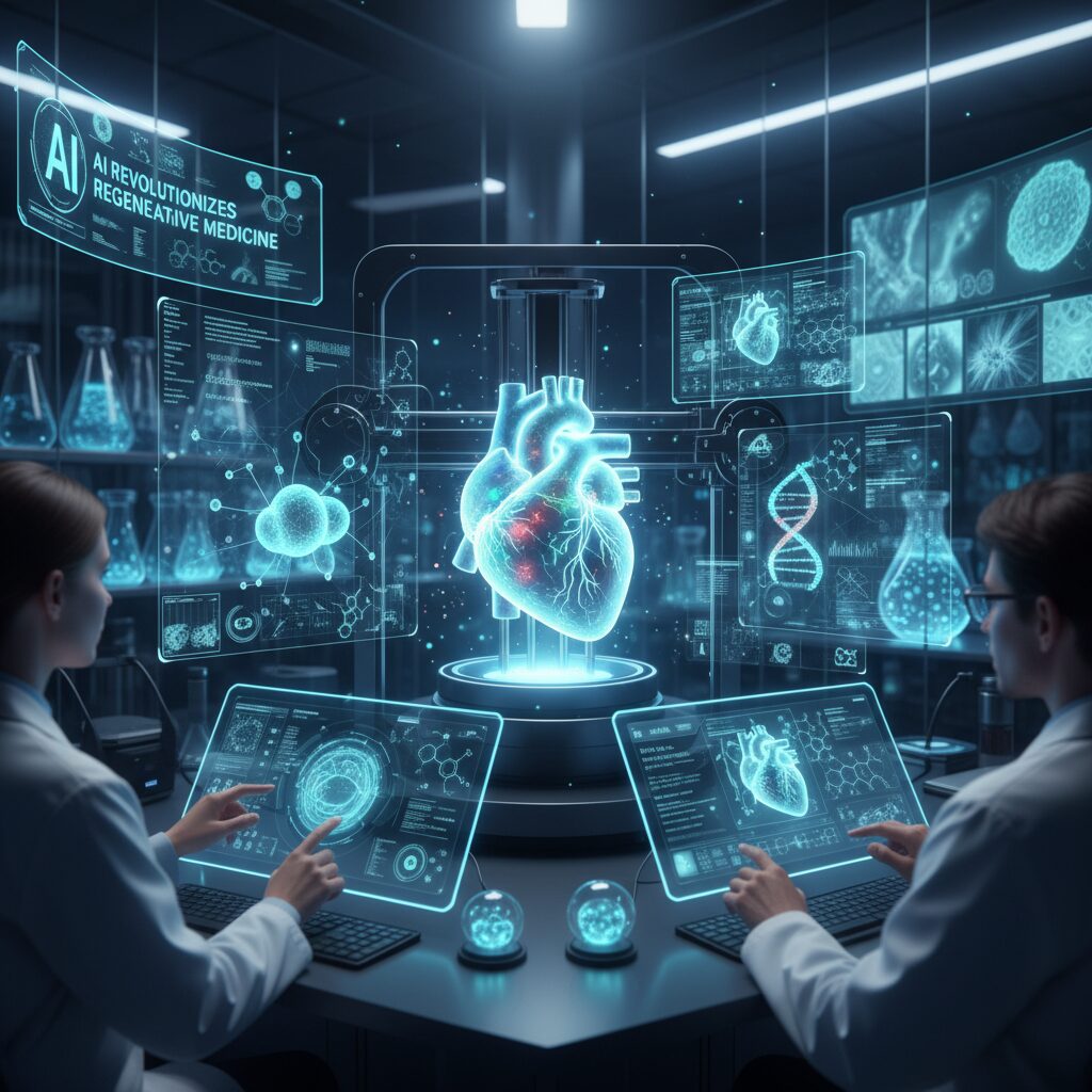 découvrez comment l'intelligence artificielle transforme la médecine régénérative en concevant des protéines innovantes pour des traitements révolutionnaires.