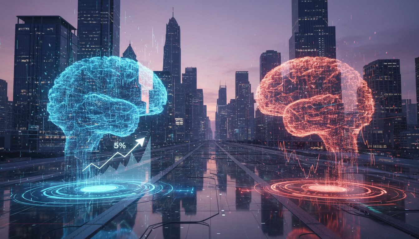 découvrez comment google gemini dépasse chatgpt avec une part de marché en hausse de 5% à 18%, affirmant la domination d'alphabet dans la course à l'intelligence artificielle.