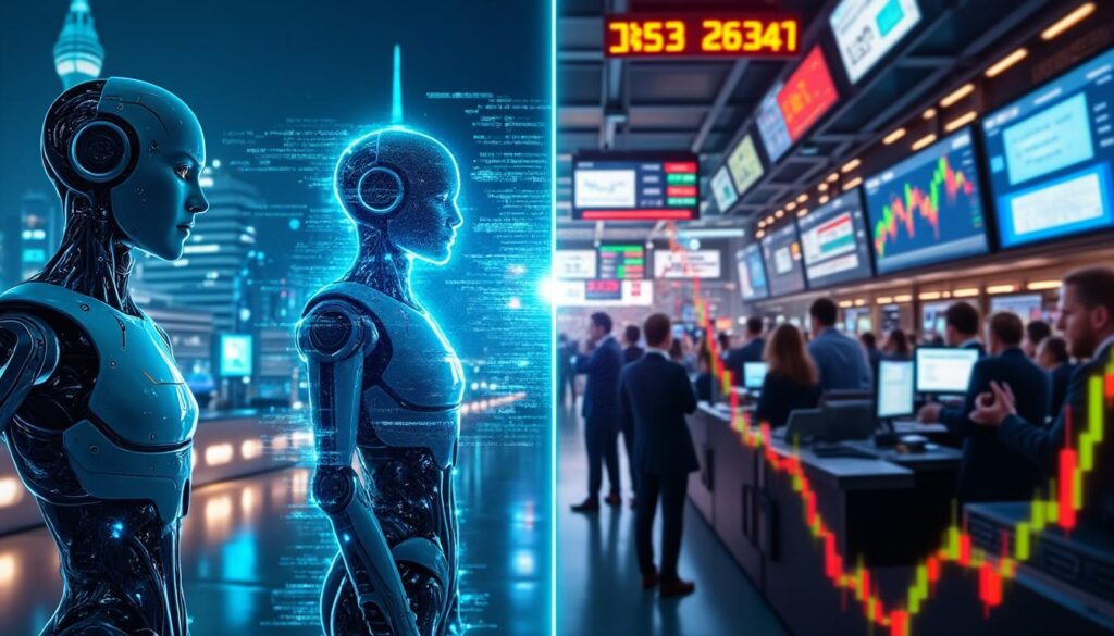 découvrez comment l'intelligence artificielle oscille entre une révolution technologique majeure et une bulle spéculative potentielle, en analysant ses impacts et défis.