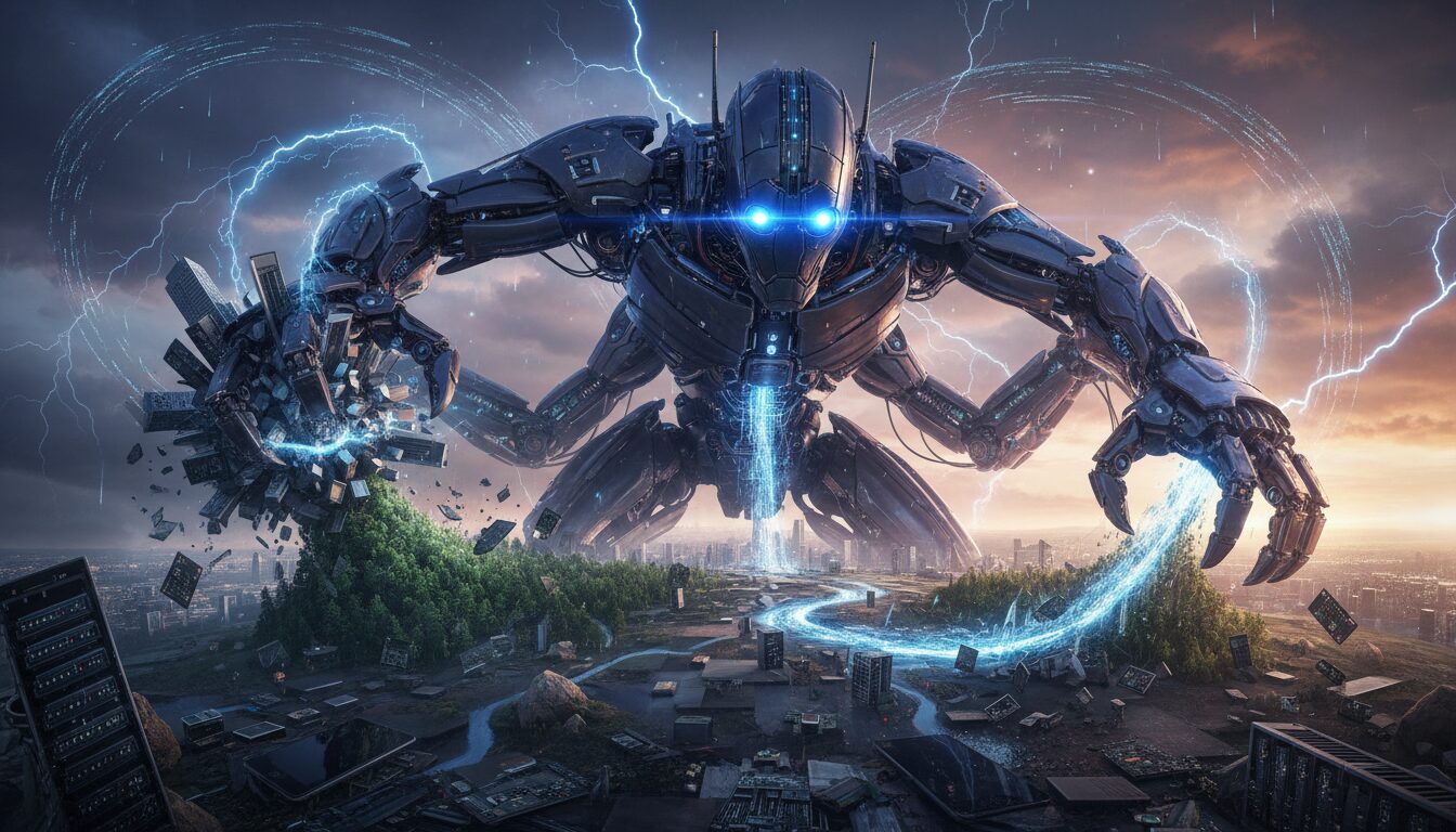 découvrez comment l'intelligence artificielle, avec son appétit insatiable, transforme profondément notre planète et révolutionne tous les aspects de notre vie.