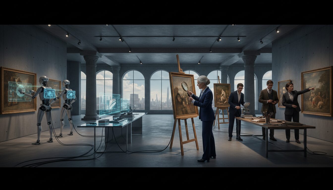 découvrez comment l'intelligence artificielle révolutionne l'authentification des œuvres d'art, posant de nouveaux défis aux experts traditionnels et transformant le monde de l'art grâce à la technologie.