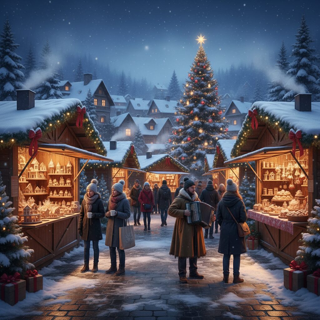 découvrez comment les images d'intelligence artificielle peuvent tromper lors des marchés de noël enchantés et des sommets enneigés. apprenez à reconnaître le vrai du faux.