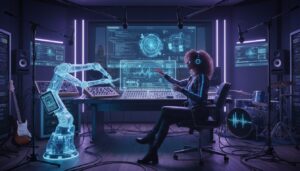 découvrez comment l'intelligence artificielle transforme la musique, révolutionnant les méthodes de création et redéfinissant les codes artistiques traditionnels.