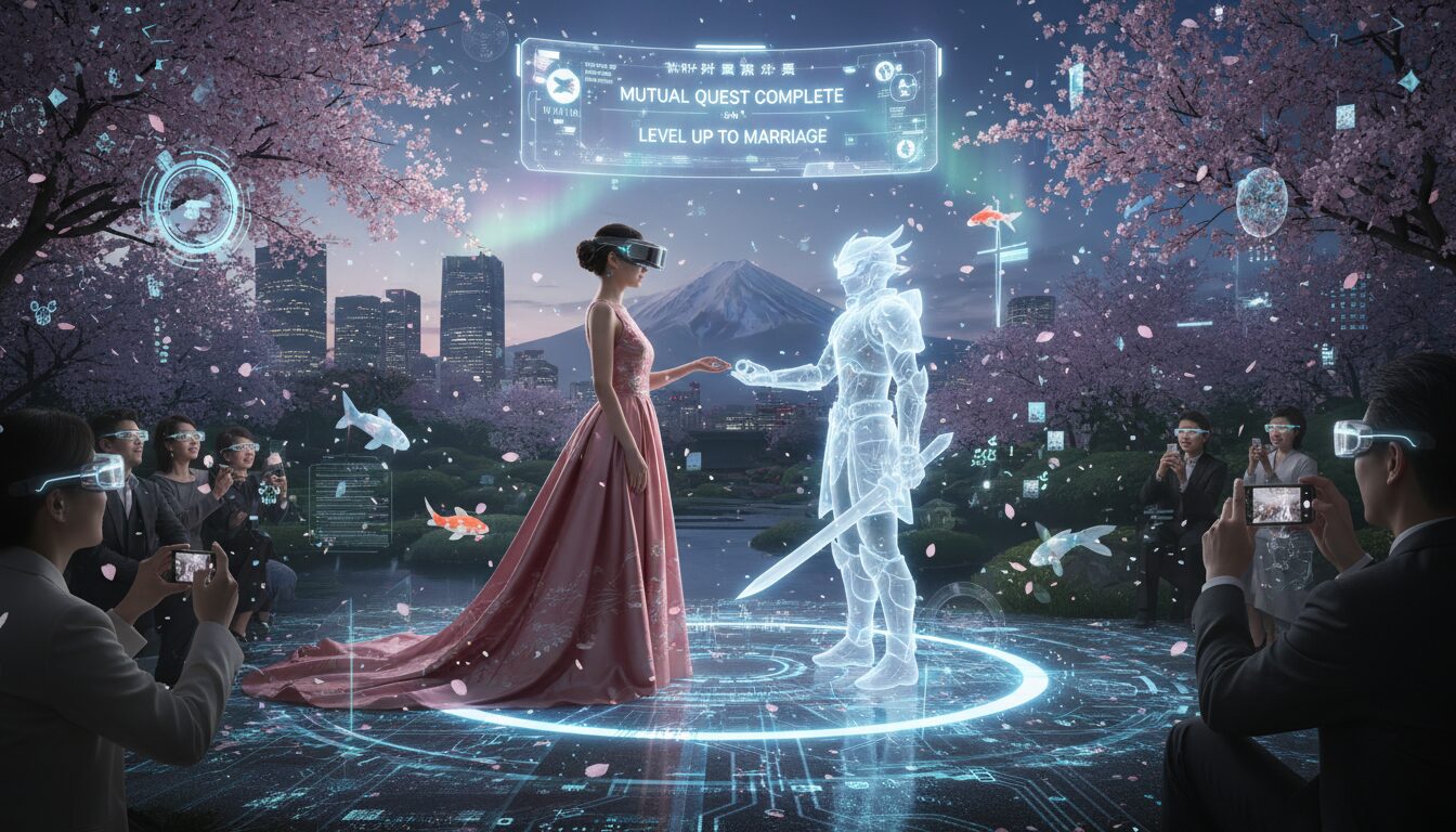 découvrez l'histoire unique d'une femme qui épouse un personnage de jeu vidéo entièrement conçu avec l'aide de chatgpt, mêlant amour virtuel et technologie avancée.