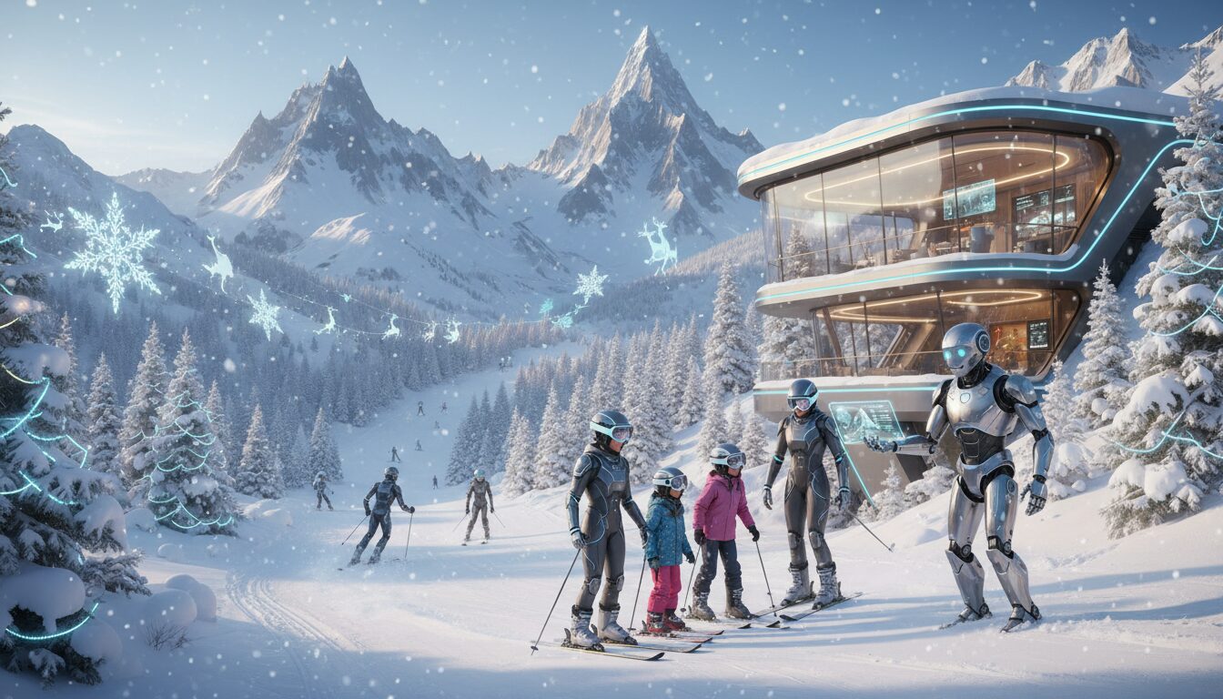 découvrez comment l'ia transforme vos vacances de noël à la montagne en rendant votre séjour au ski plus intelligent, sûr et personnalisé.