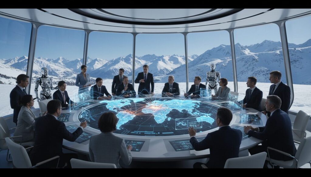 découvrez comment, à davos, les leaders de l'intelligence artificielle définissent les nouvelles dynamiques du pouvoir mondial et façonnent l'avenir technologique.