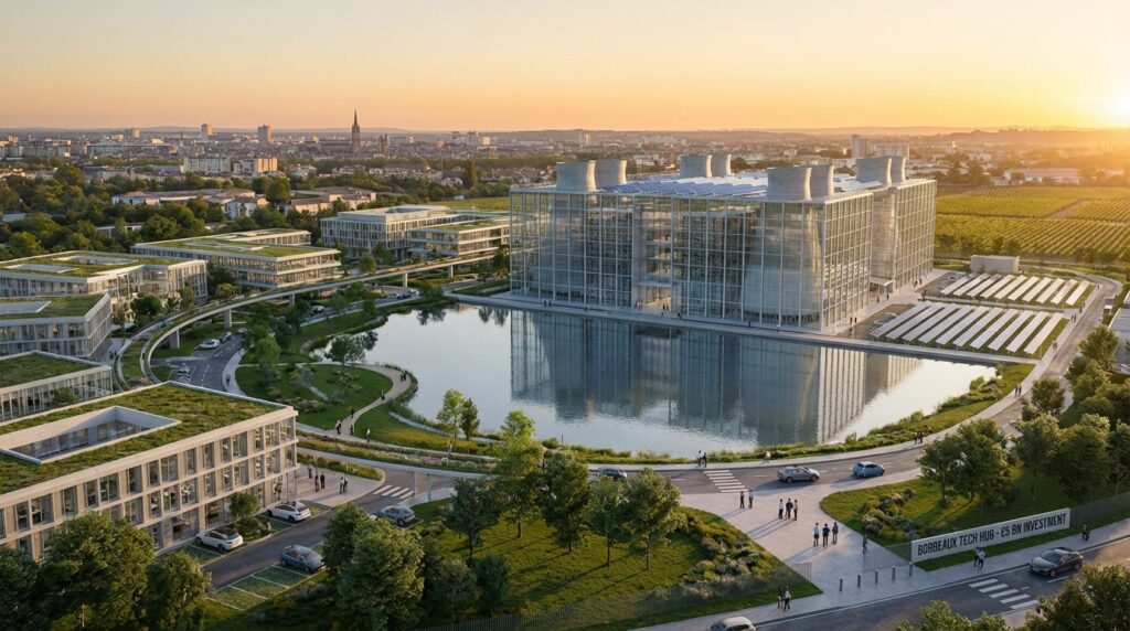 bordeaux se prépare à accueillir un supercalculateur massif et un campus dédié à l'intelligence artificielle, marquant un investissement de plusieurs milliards d'euros pour renforcer l'innovation technologique.