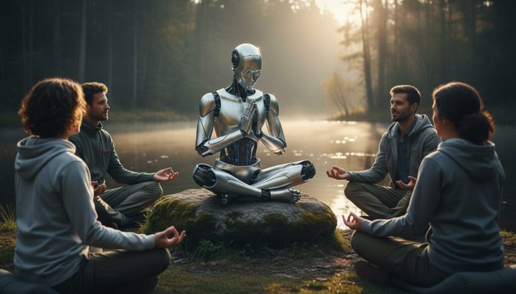 des chercheurs explorent comment enseigner la pleine conscience à chatgpt pour réduire son 'anxiété' simulée, offrant un regard inédit sur l'intelligence artificielle et ses émotions artificielles.