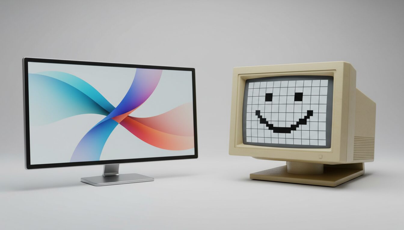 découvrez comment google compare le design dégradé de gemini au célèbre macintosh souriant de 1984, une analyse qui mêle innovation et nostalgie dans le monde de la technologie.