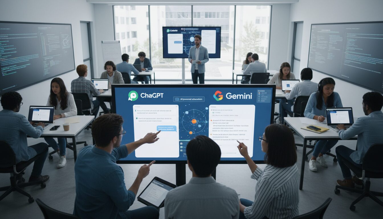 découvrez comment chatgpt, gemini et d'autres leaders en intelligence artificielle captivent et inspirent la nouvelle génération d'étudiants grâce à leurs innovations et applications éducatives.