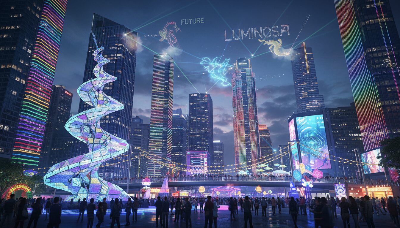 découvrez comment jean-michel jarre et jean-michel aulas utilisent l'intelligence artificielle pour réinventer la fête des lumières à lyon, alliant innovation et tradition dans un spectacle lumineux inédit.