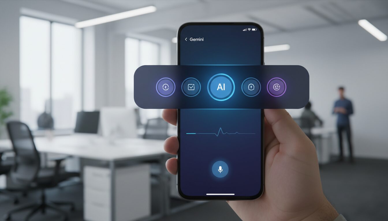 l'application gemini optimise la rapidité de changement de modèle grâce à un menu intuitif, offrant une expérience utilisateur fluide et efficace.
