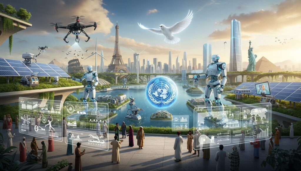 découvrez comment l'intelligence artificielle contribue à atteindre les objectifs des nations unies en favorisant le développement durable, l'innovation et la résolution des enjeux mondiaux.