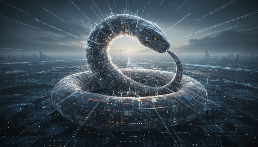 découvrez comment l'ia crée une boucle infernale linguistique dans ouroboros, explorant les défis et paradoxes du langage artificiel.