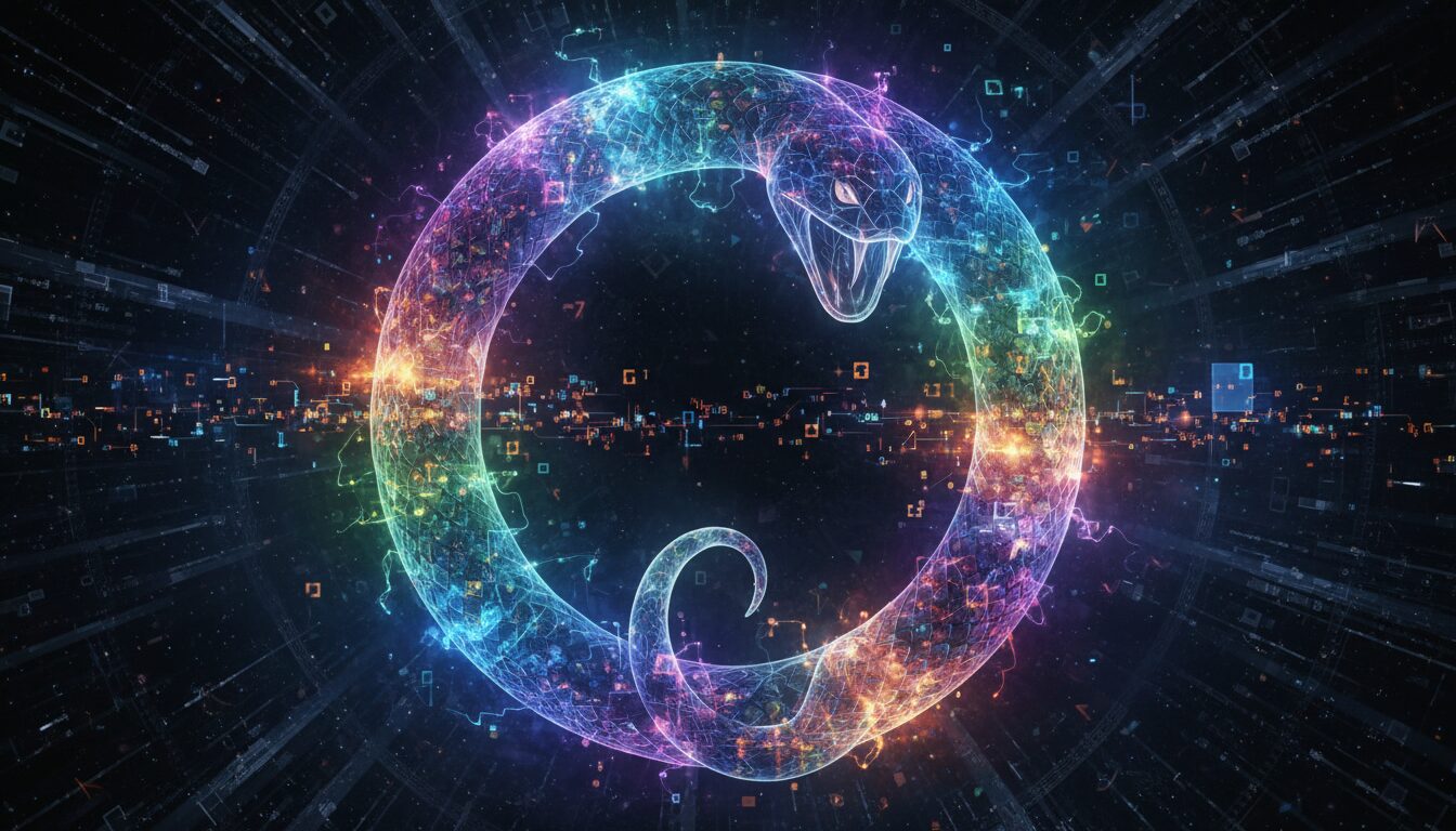 découvrez comment l'ia génère une boucle linguistique infinie dans l'ouroboros linguistique, explorant les défis et paradoxes de la création autonome par l'intelligence artificielle.