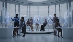 découvrez comment l'intelligence artificielle transforme le métier des mannequins et des graphistes en redessinant les visages et en révolutionnant la création visuelle.