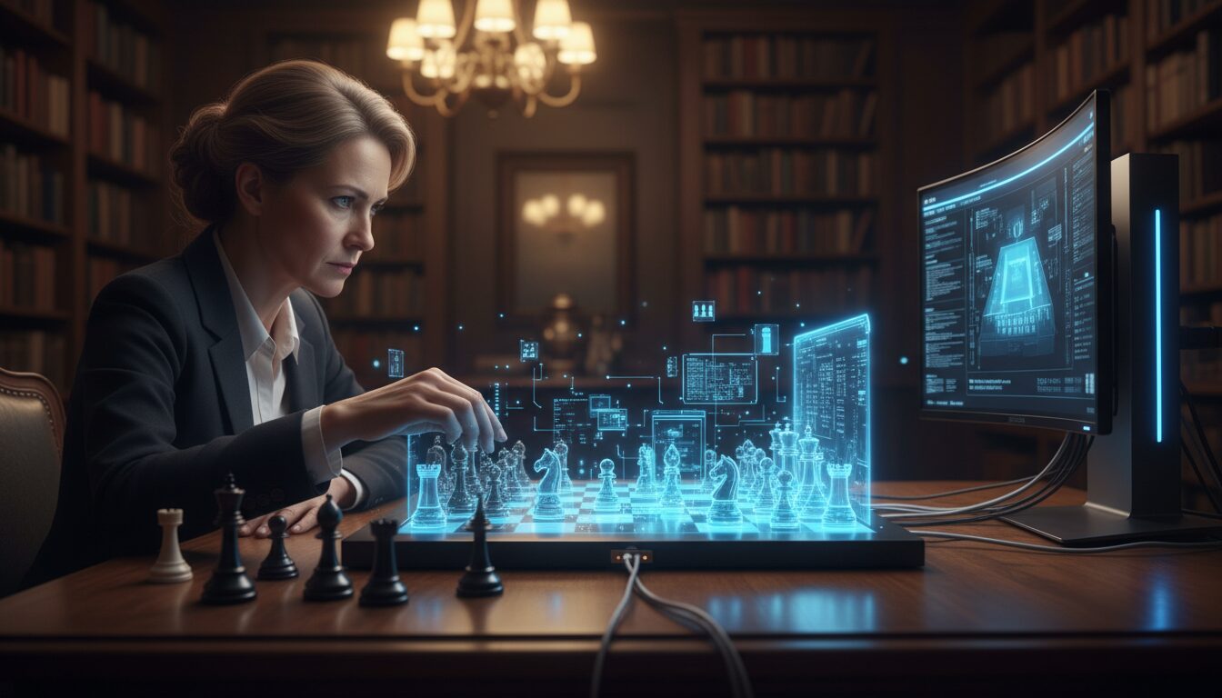 découvrez comment l'intelligence artificielle révolutionne le monde des échecs, de l'analyse de parties à la création de stratégies avancées.