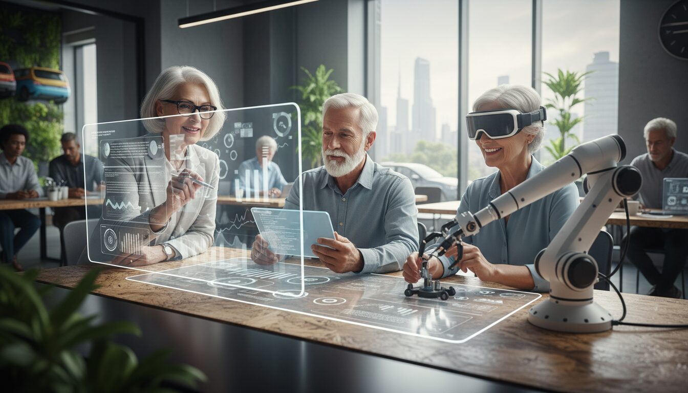 découvrez comment les seniors réinventent leur rôle stratégique à l'ère de l'intelligence artificielle, en mettant leur expérience au service de l'innovation et du changement.