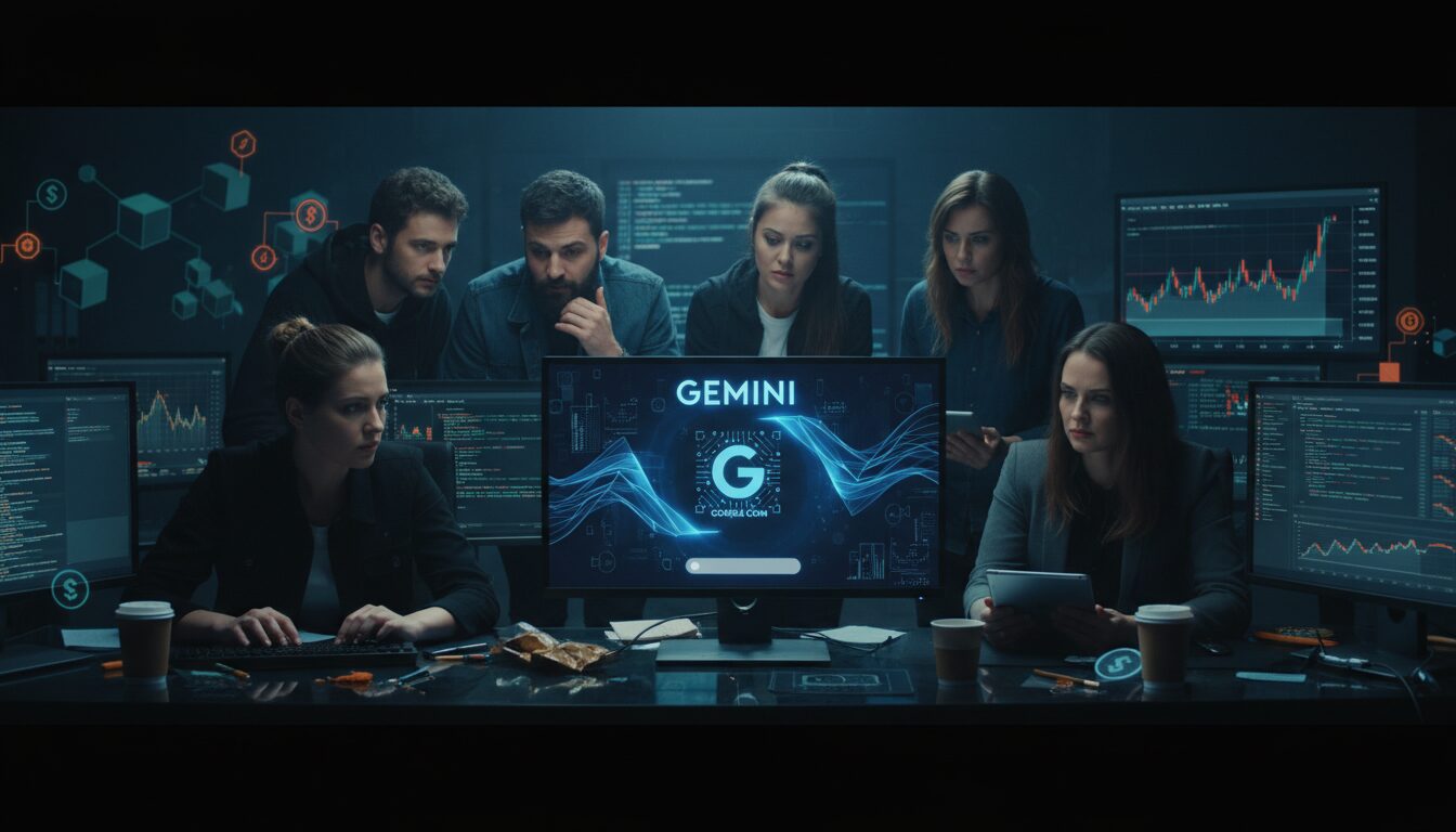 des escrocs utilisent un chatbot ia factice nommé « gemini » pour promouvoir une fausse cryptomonnaie « google coin », mettant en garde contre cette arnaque sophistiquée.