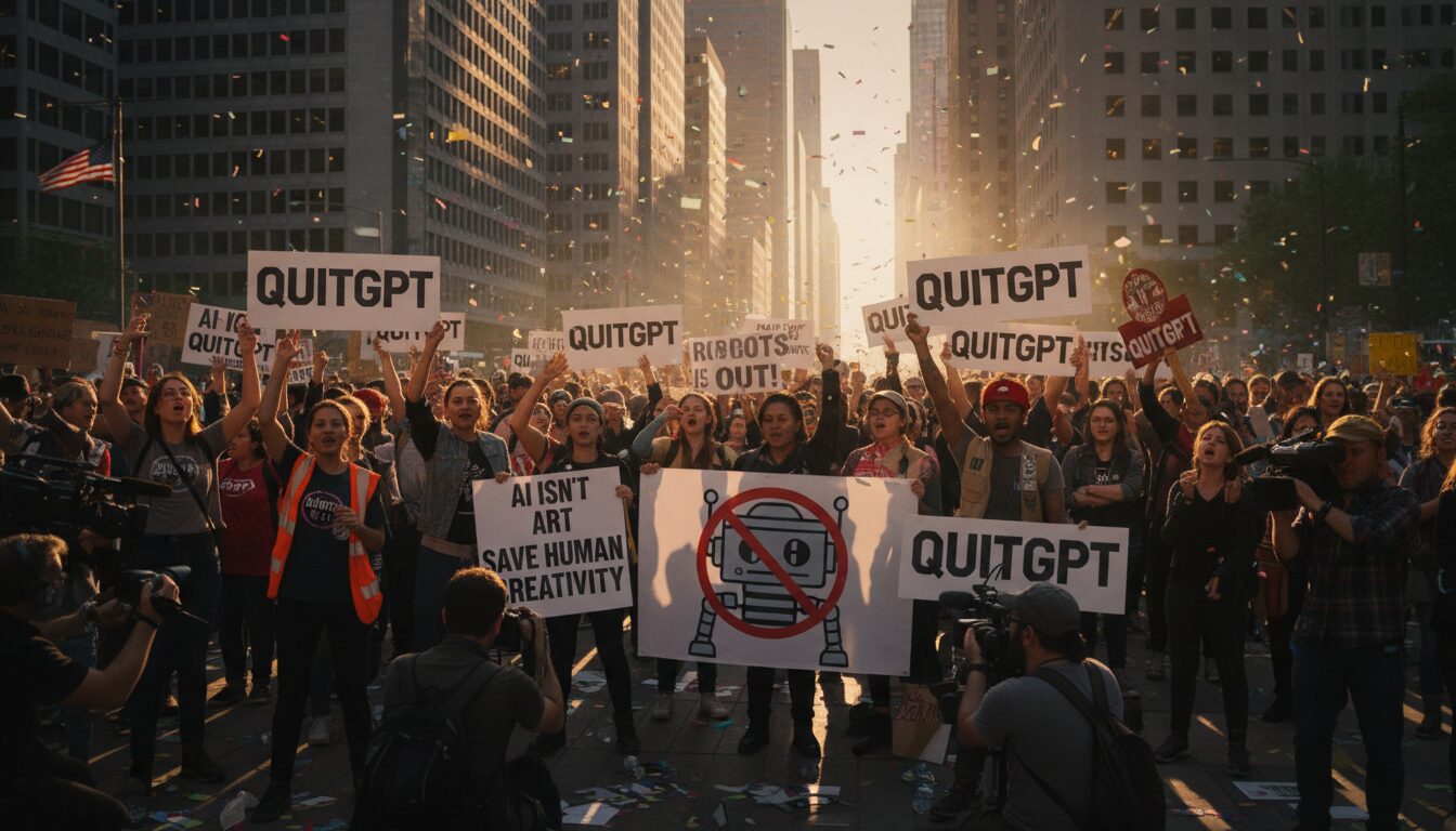 la campagne « quitgpt » invite les utilisateurs à résilier leur abonnement à chatgpt en mettant en avant des alternatives et des raisons pour arrêter le service.