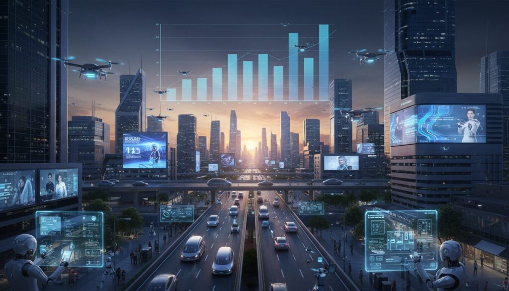 découvrez pourquoi l'intelligence artificielle est omniprésente dans notre quotidien, mais semble étonnamment absente des statistiques de croissance économique.