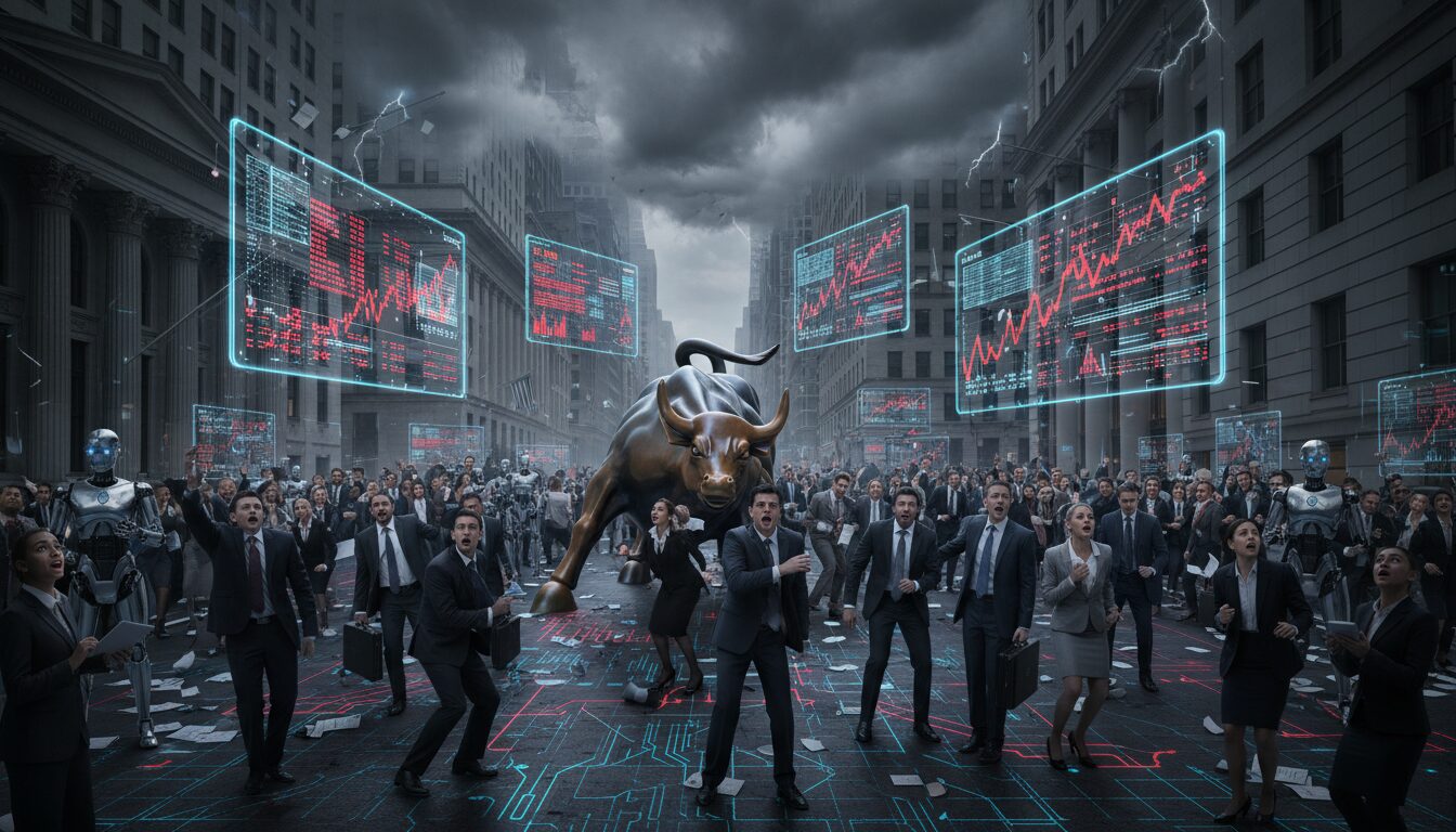 découvrez comment la crainte liée à l'intelligence artificielle secoue wall street et entraîne un plongeon spectaculaire dans le secteur technologique.