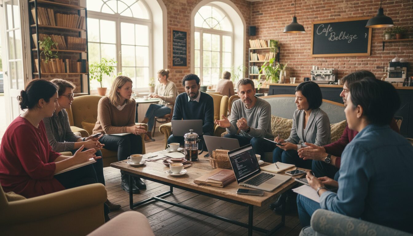 participez à un débat convivial sur l’intelligence artificielle à belbèze-de-lauragais, autour d’un café, pour échanger idées et découvertes dans une ambiance chaleureuse.