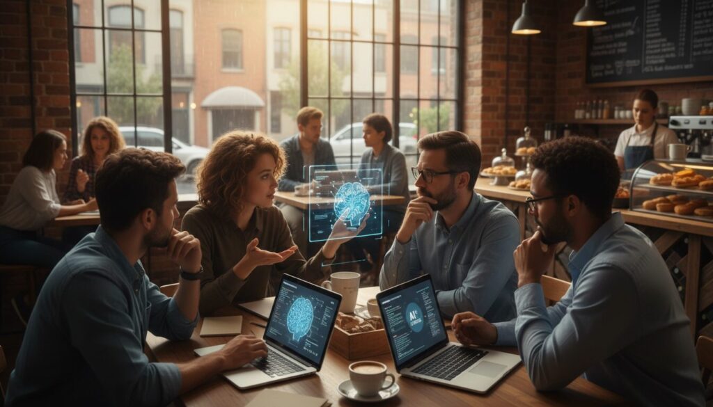 participez à un débat convivial sur l’intelligence artificielle à belbèze-de-lauragais, autour d’un café. découvrez les enjeux et échangez vos idées dans une ambiance chaleureuse.