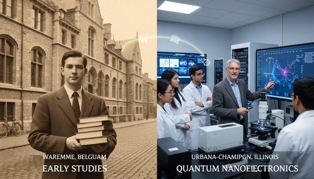 découvrez le parcours captivant du professeur jean-pierre leburton, de waremme à l'illinois, et son impact révolutionnaire en physique.