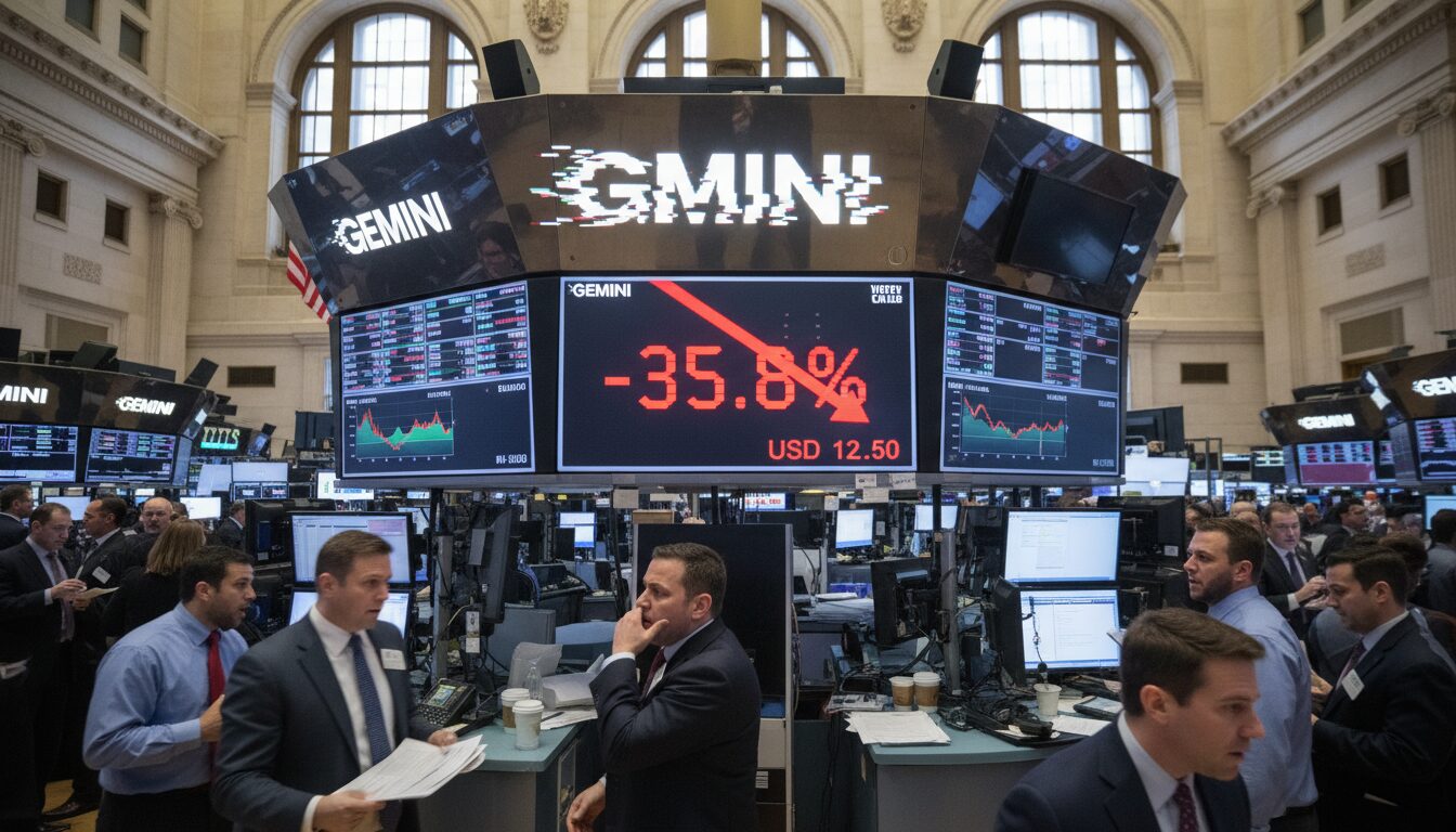 découvrez comment gemini fait face à un procès collectif suite à son virage controversé vers les marchés de prédiction et la chute spectaculaire de son cours en bourse.