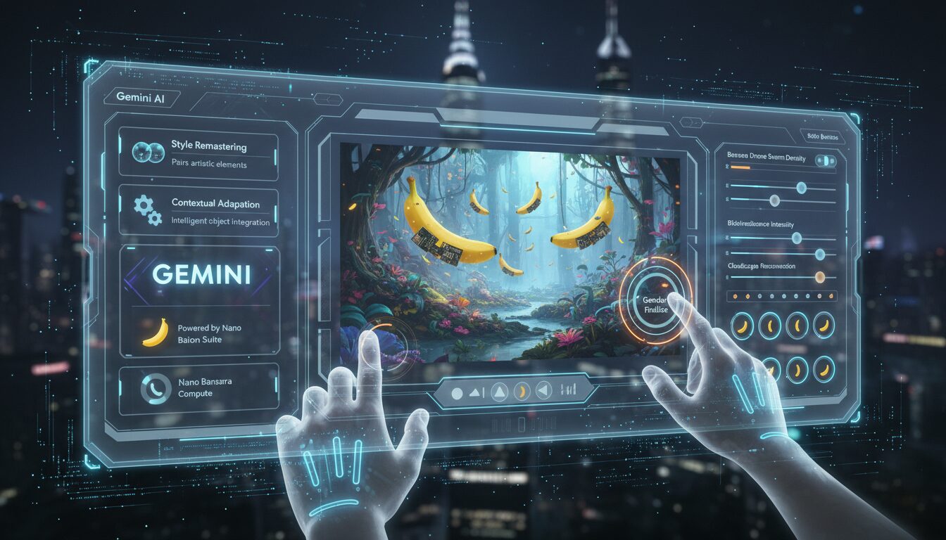 gemini développe des outils avancés pour l'édition d'images de nano banana, offrant des fonctionnalités innovantes et une expérience utilisateur optimisée.