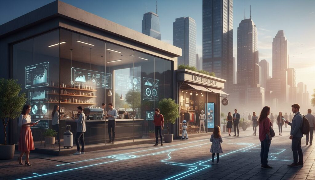 découvrez comment l'intelligence artificielle stimule la croissance des petites entreprises, offrant des opportunités innovantes et accessibles, loin des seuls géants du marché.