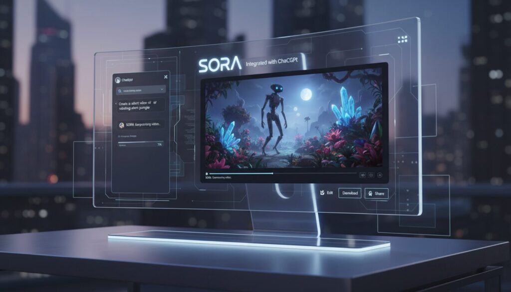 découvrez le générateur vidéo ia sora d'openai, bientôt disponible sur chatgpt, pour créer des vidéos intelligentes et innovantes en quelques clics.
