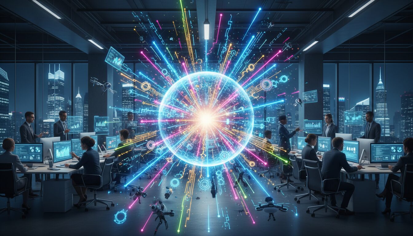 découvrez comment l'intelligence artificielle transforme radicalement les organisations, en révolutionnant leurs processus et en offrant des opportunités inédites.