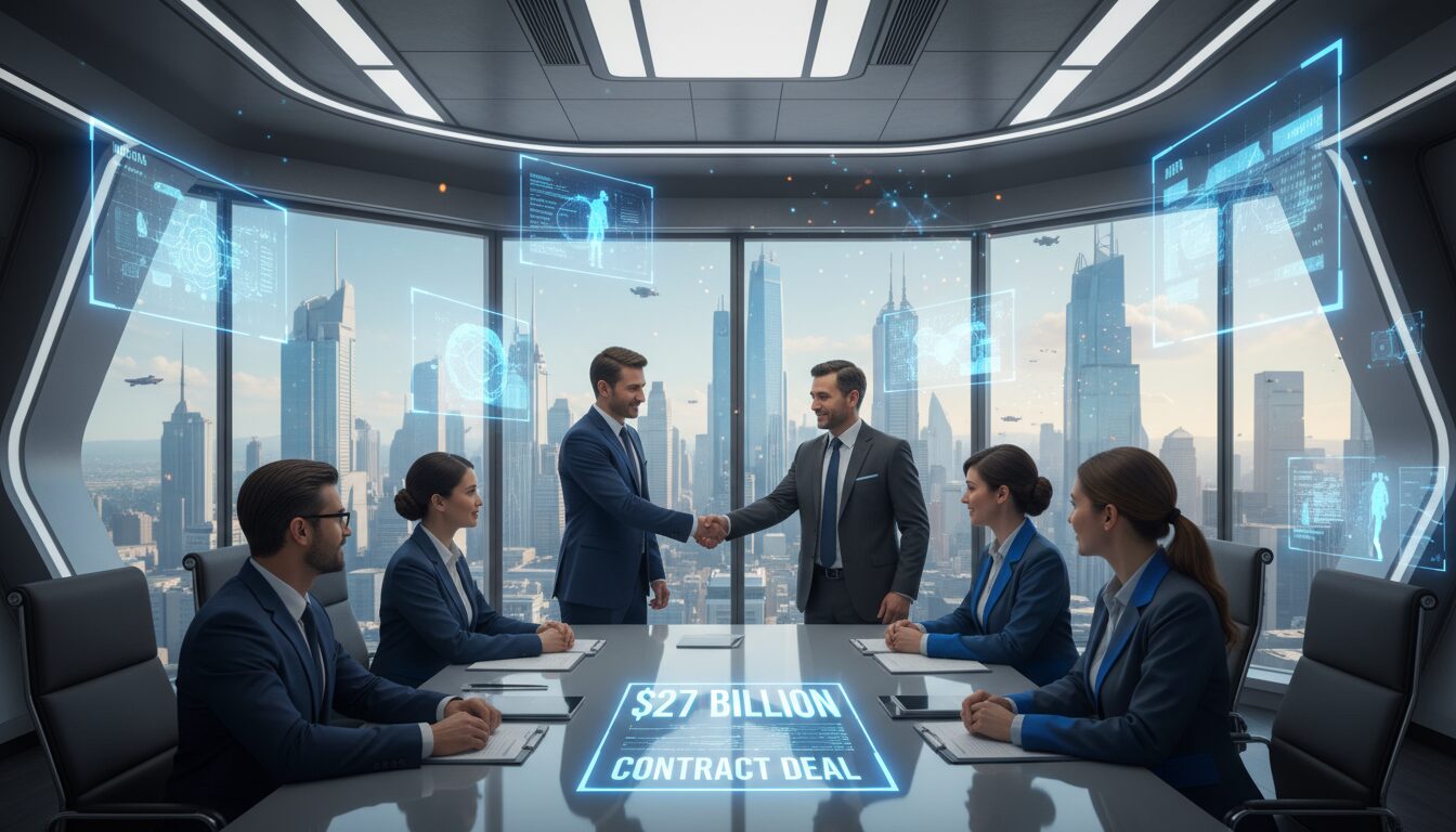 nebius signe un contrat historique de 27 milliards de dollars avec meta, marquant une avancée majeure dans le domaine de l'intelligence artificielle.