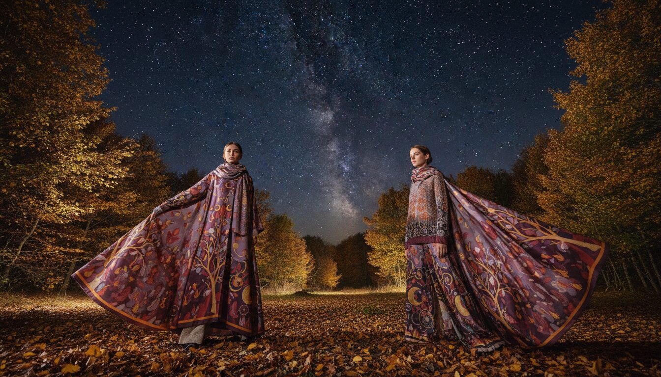 découvrez la collection automne 2026 de pierre-louis mascia, où l'élégance rencontre l'imprimé inspiré des étoiles pour un style unique et captivant.