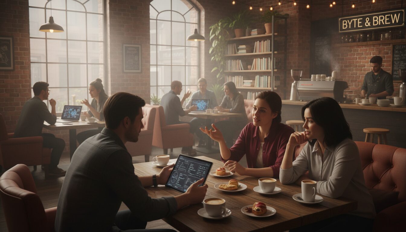 participez à notre rencontre au café citoyen pour explorer les interactions entre intelligence naturelle et intelligence artificielle, un échange riche et accessible à tous.
