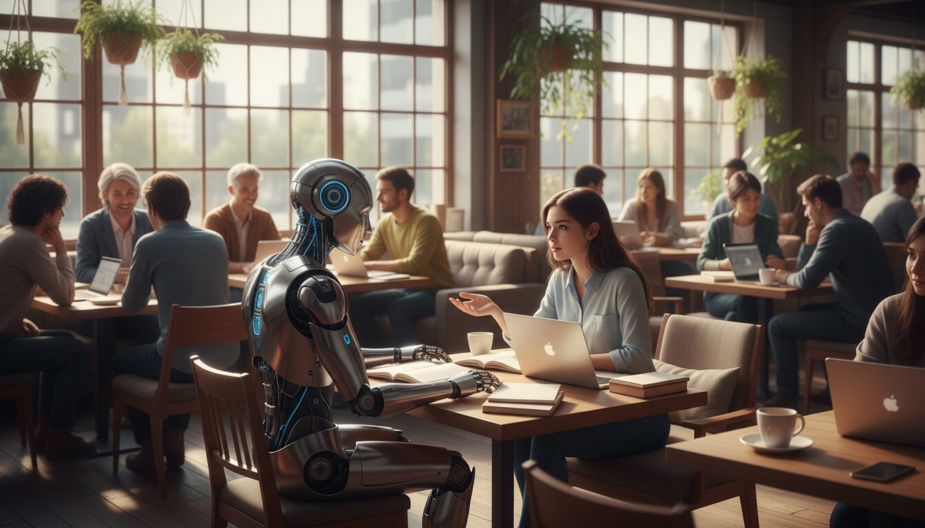 participez à la rencontre au café citoyen pour explorer les interactions entre l'intelligence naturelle et artificielle, et découvrez leurs impacts sur notre quotidien.