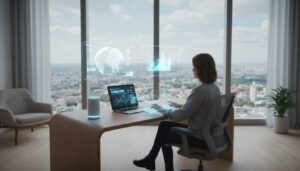 découvrez comment le télétravail et l'intelligence artificielle transforment notre quotidien au bureau en optimisant la productivité et en facilitant la collaboration grâce aux nouvelles technologies.