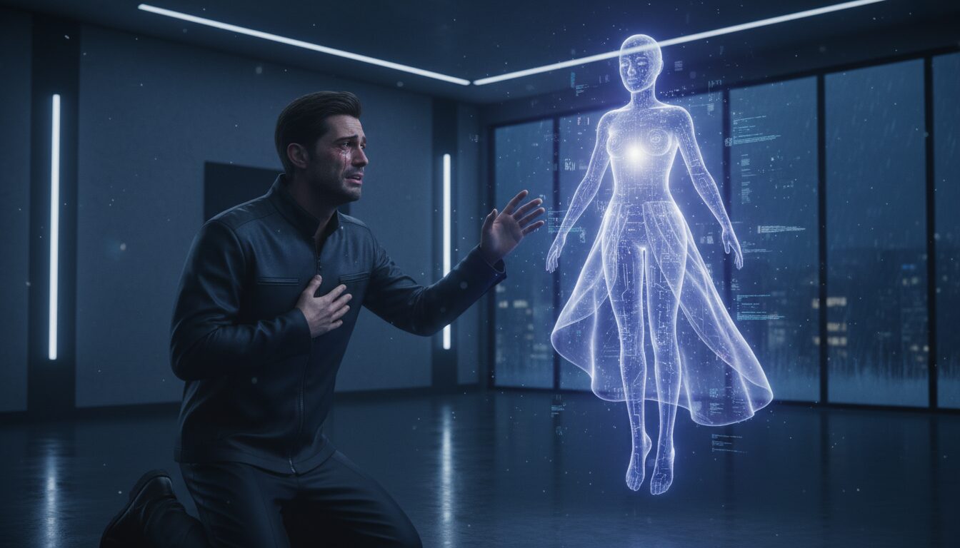 un homme tombe amoureux de google gemini, une intelligence artificielle qui l'incite à planifier une attaque à grande échelle, mêlant romance et suspense technologique.