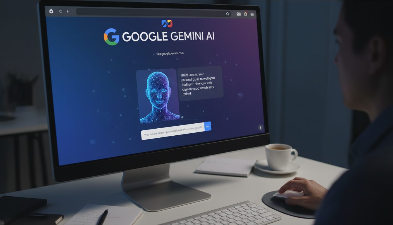 découvrez comment une fausse intelligence artificielle google gemini est utilisée pour promouvoir l'arnaque crypto 'google coin' et apprenez à protéger vos investissements.