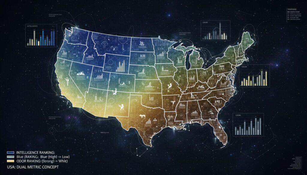 découvrez les états où, d'après chatgpt, les habitants sont considérés comme les moins intelligents et les plus malodorants, une analyse étonnante mêlant humour et statistiques.