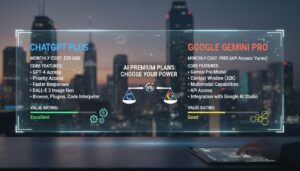 découvrez notre comparatif ultime entre chatgpt plus et gemini pro pour savoir lequel offre les meilleures fonctionnalités et vaut vraiment le détour.