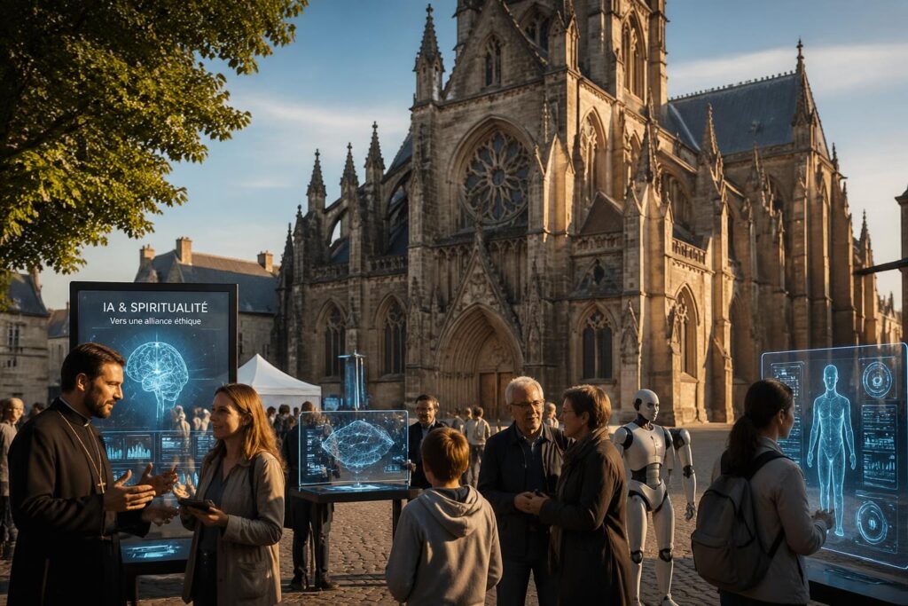 découvrez le festival notre-dame à lamballe où l’église aborde les enjeux de l’intelligence artificielle, mêlant foi et technologie dans des débats et conférences inspirants.