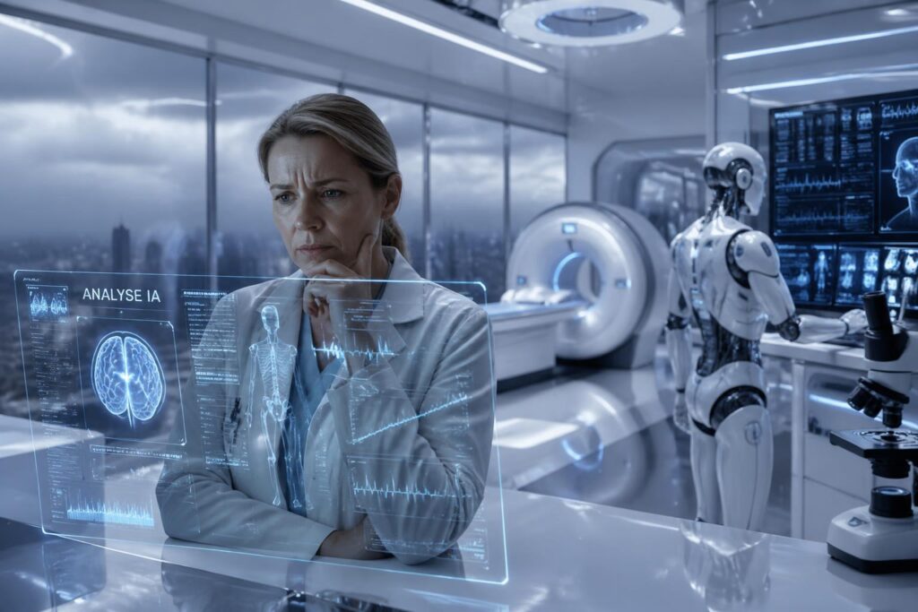 selon des experts, l'intelligence artificielle pourrait fournir des réponses erronées dans la moitié des cas liés à la santé, soulignant les limites actuelles de cette technologie.