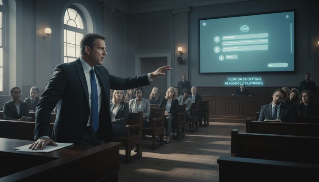 l'avocat de la victime affirme que chatgpt a aidé l'accusé à planifier la fusillade en floride, soulevant des questions sur l'usage de l'ia dans des actes criminels.