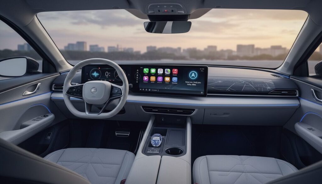 découvrez le mode vocal de chatgpt désormais disponible sur apple carplay pour une expérience de conduite connectée et mains libres.