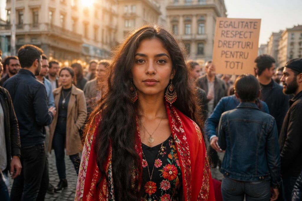 lolita cercel, chanteuse virtuelle, relance le débat sur le racisme anti-roms en roumanie à travers ses créations artistiques engagées.