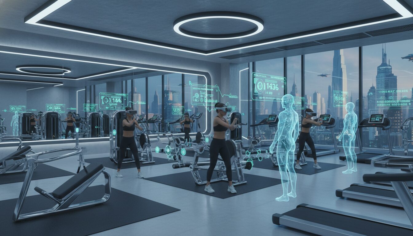 découvrez comment l'ia transforme les séances de sport avec une expérience immersive et des entraînements personnalisés dans une salle de sport innovante.