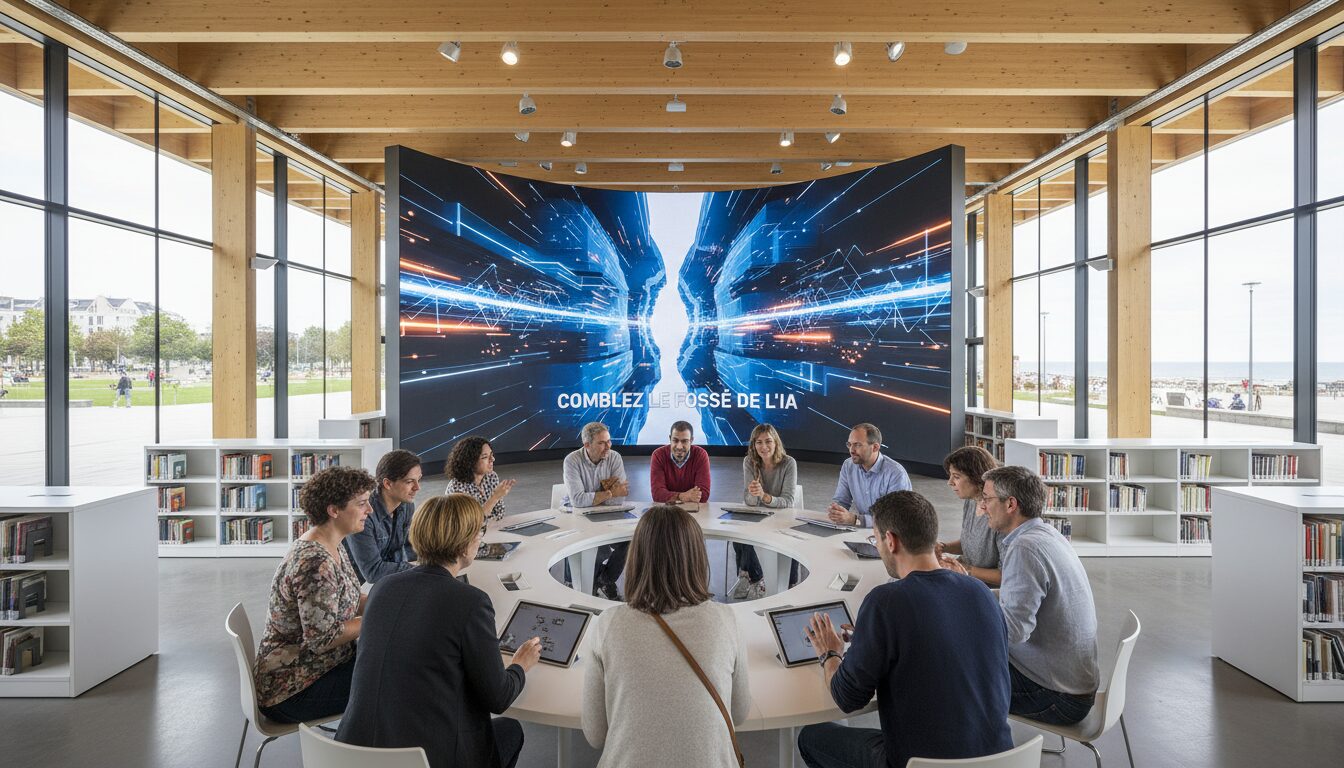 découvrez comment une formation innovante à la médiathèque de saint-nazaire aide à démystifier l'intelligence artificielle et comble le fossé des connaissances dans ce domaine en pleine expansion.